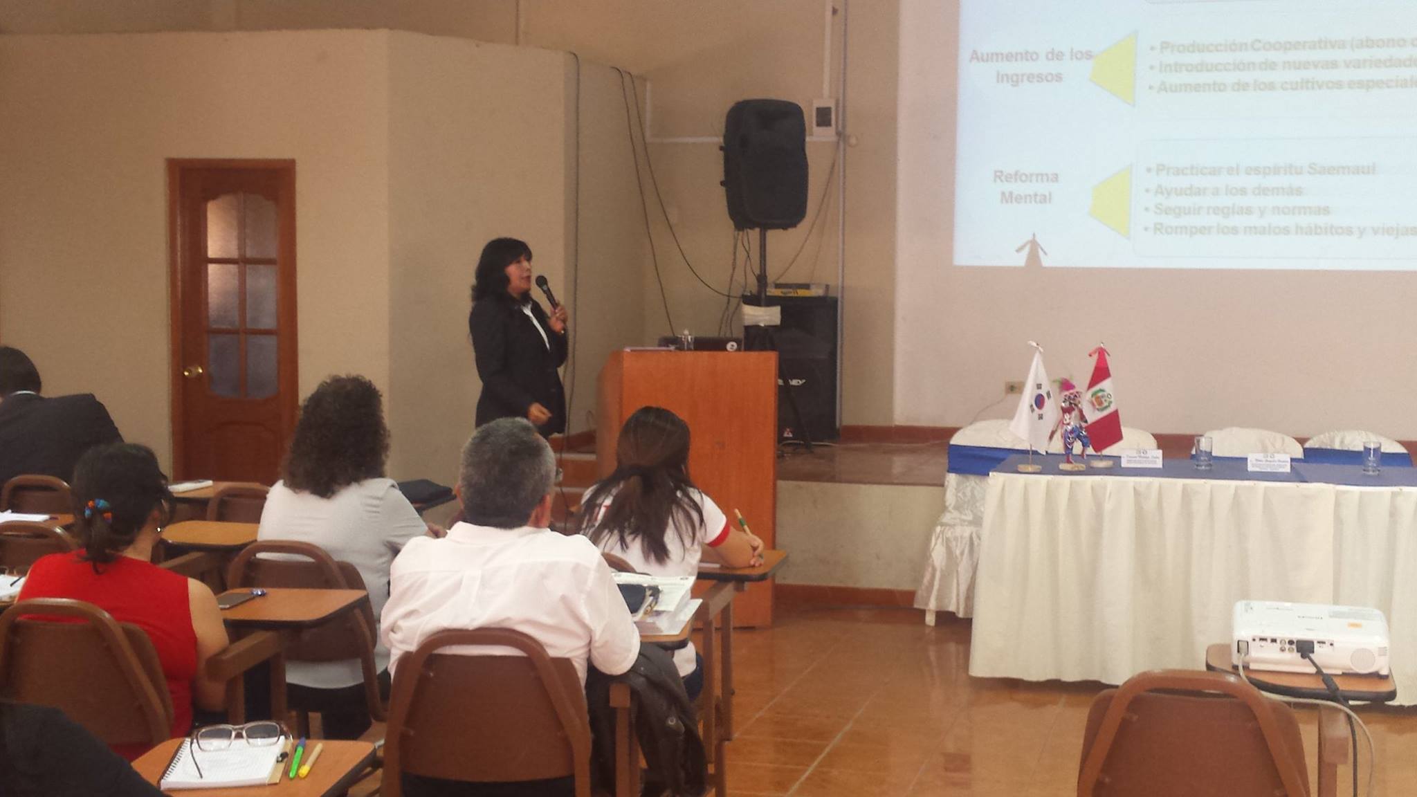 Peruvian alumni present at capacity development workshop in Huanuco