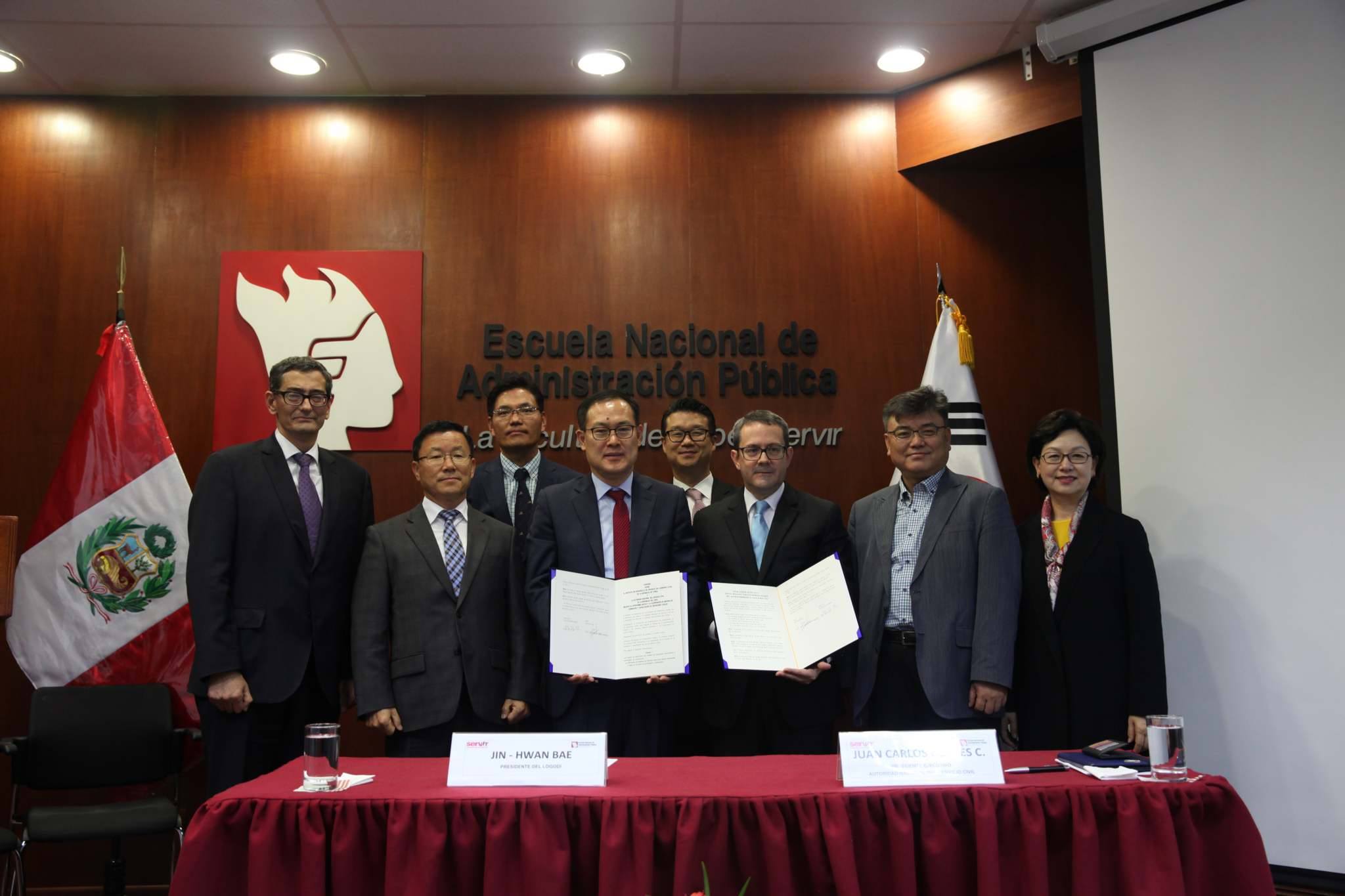 MOU concluded with SERVIR during on-site training in Peru