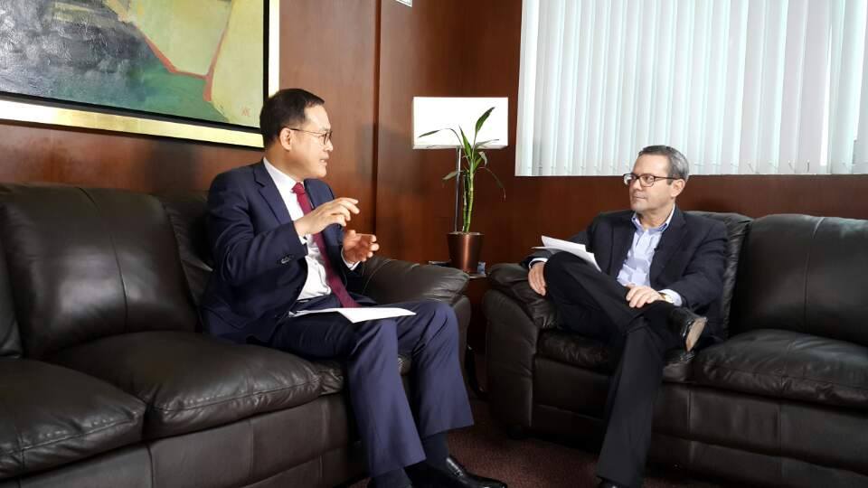 President Bae interviewed at national school of public administration in Peru
