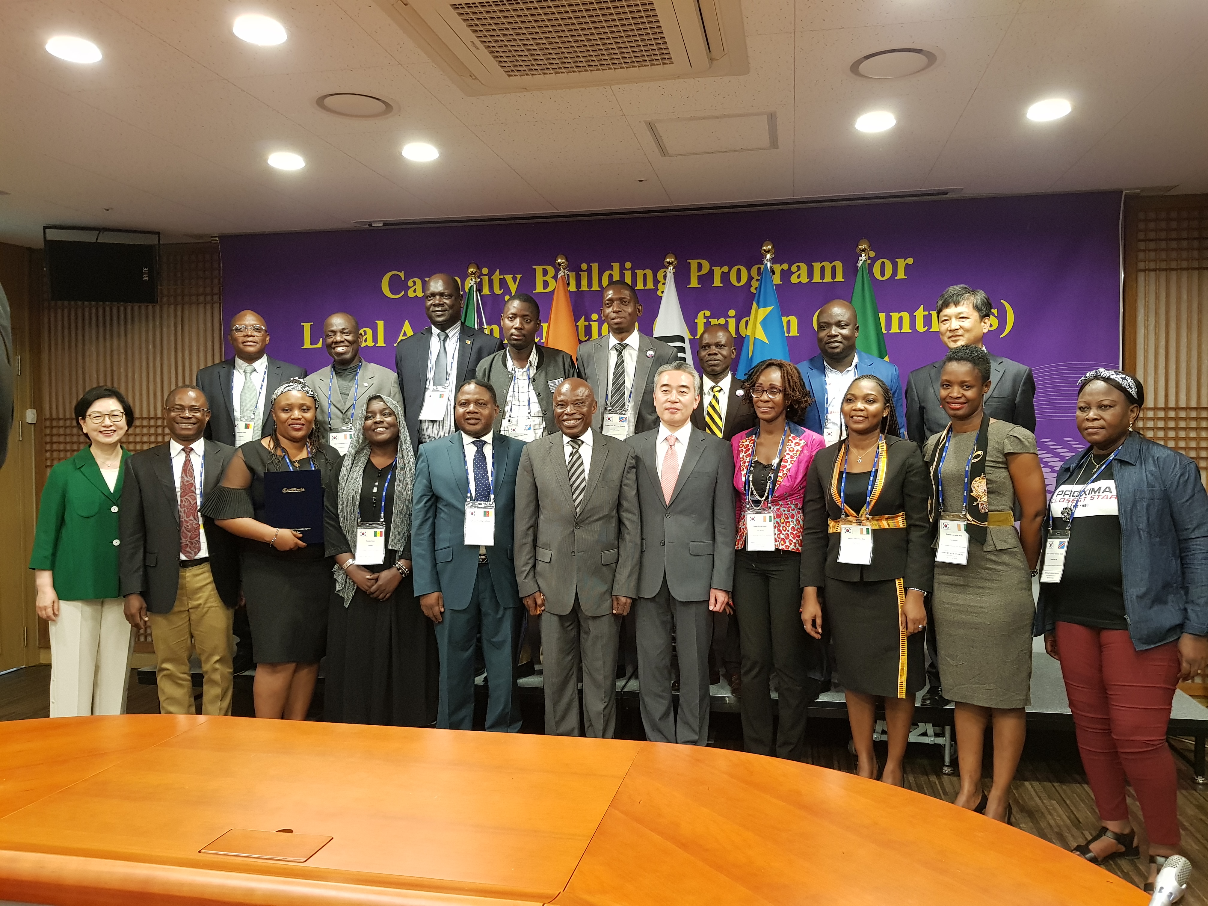 African officials complete three-week training program at LOGODI